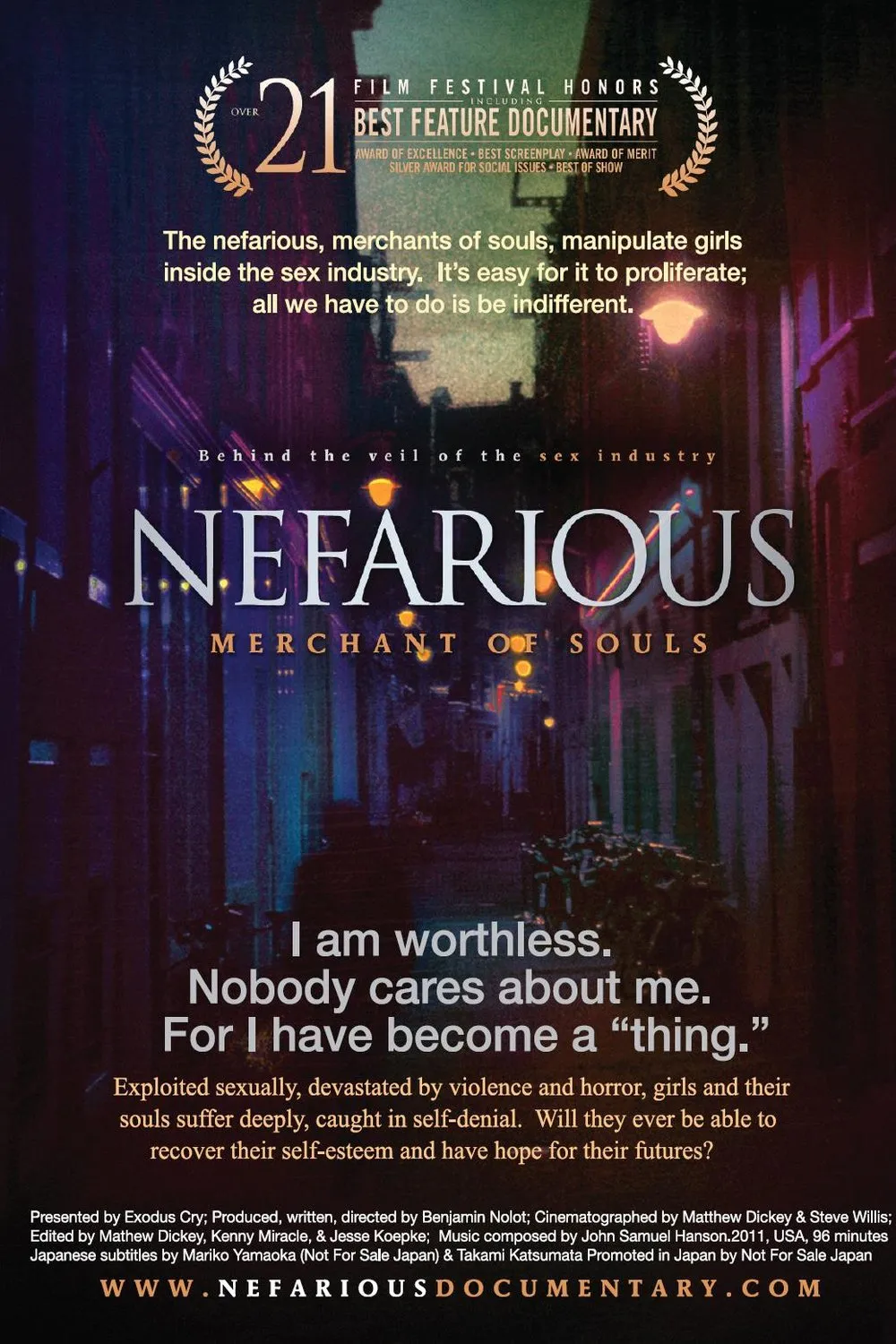 Nefarious: Merchant of Souls (2011) par Benjamin Nolot