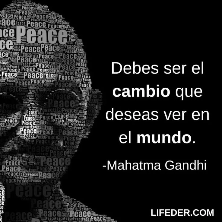 +100 frases de Gandhi sobre la vida, paz, amistad y más | Citas de ...