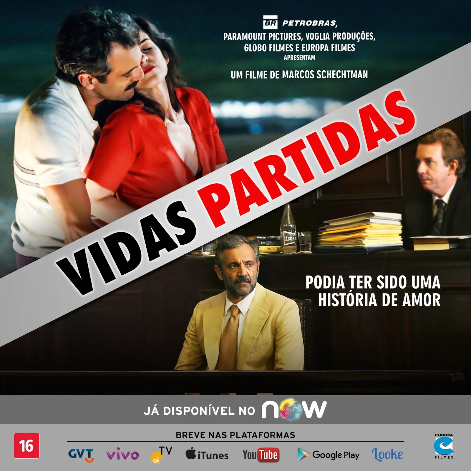 A Hora do Cinema: Vidas Partidas chega primeiro ao NOW.