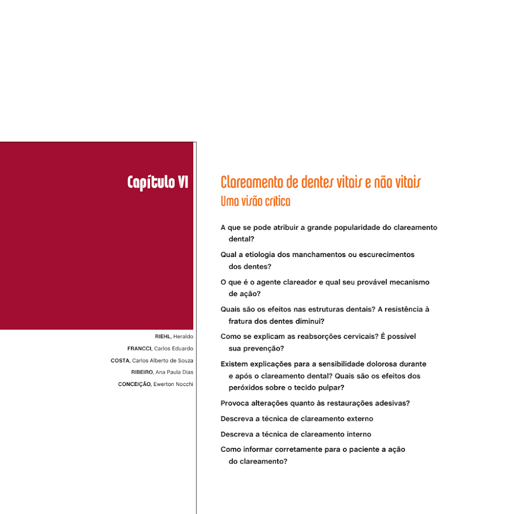 Clareamento de Dentes Vitais e Não Vitais: Uma Visão Crítica