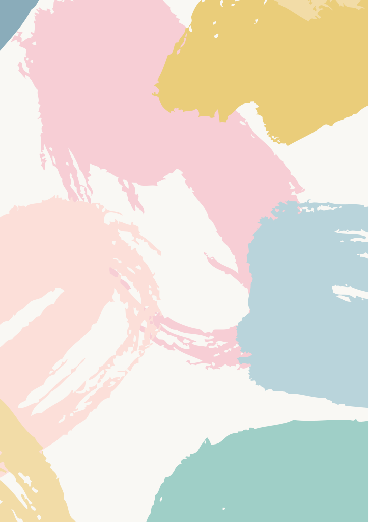 Arte Abstrata Pastel: Padrão de Pinceladas Orgânicas