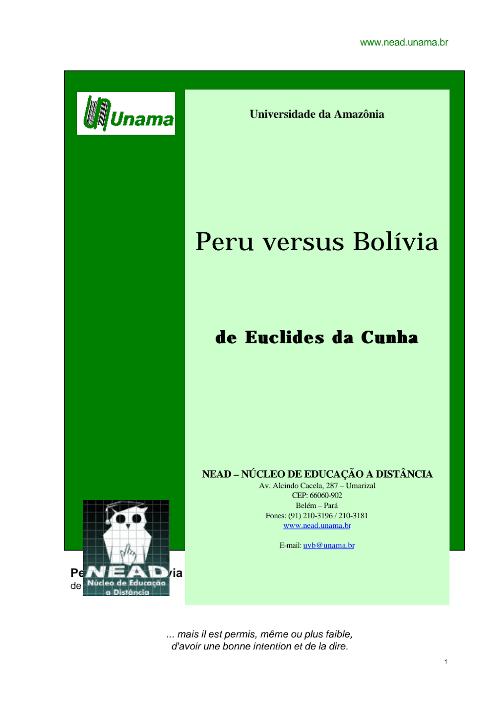 Peru versus Bolívia
