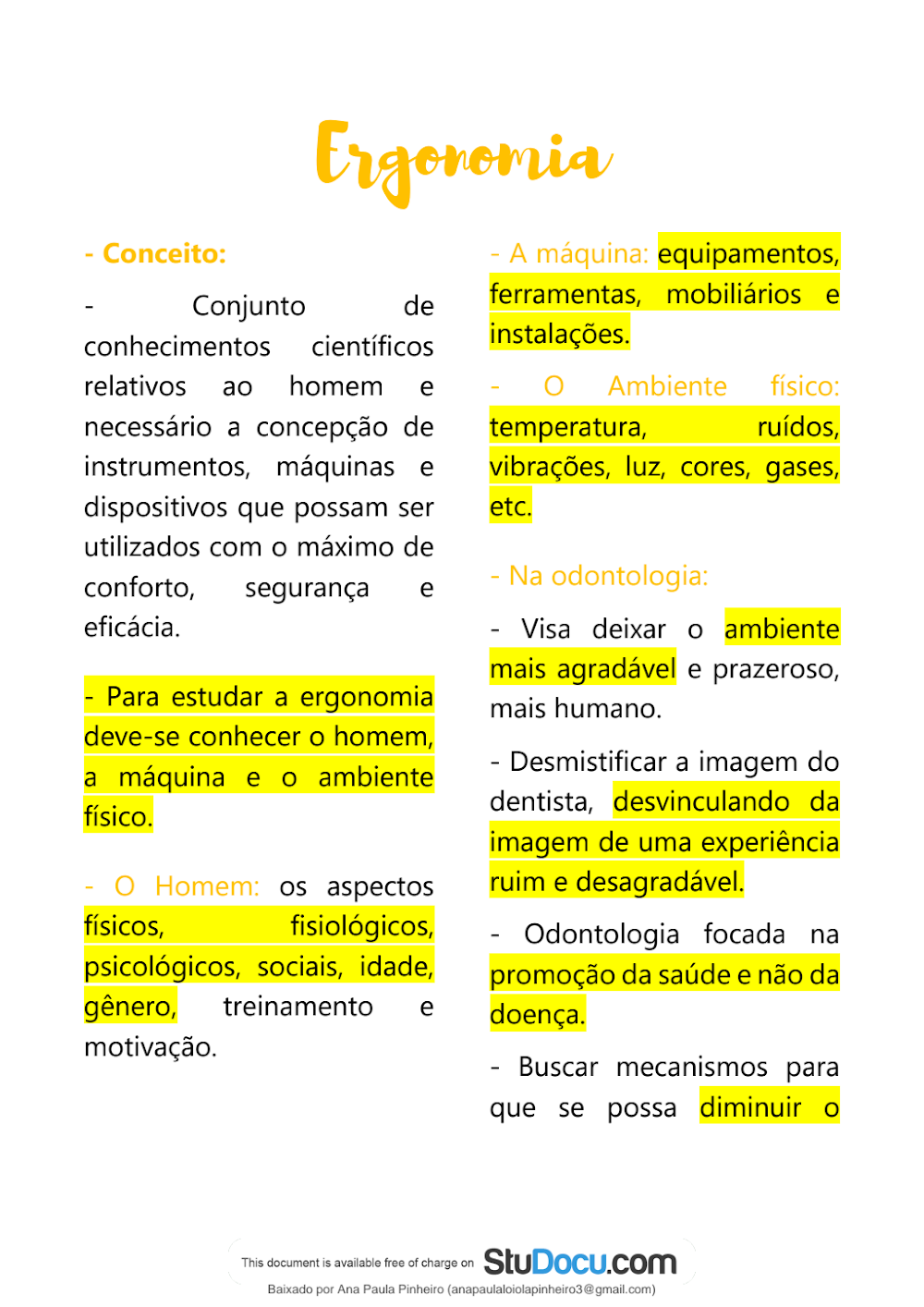 Ergonomia na Odontologia: Guia de Exercícios e Posturas