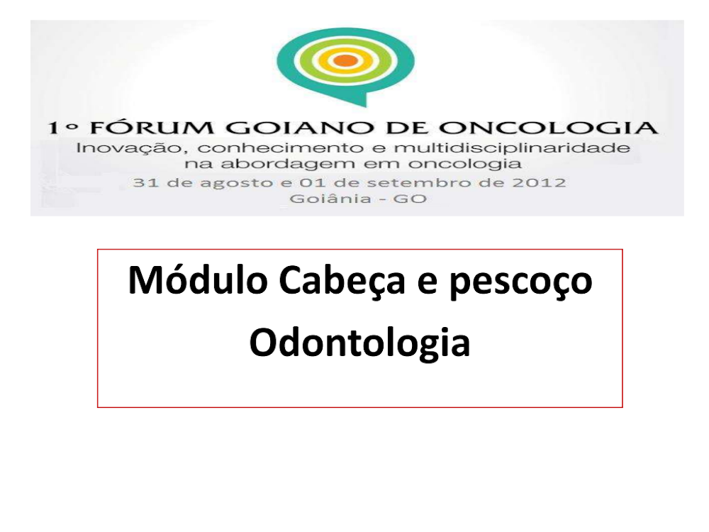 Laserterapia Bucal no Tratamento Oncológico: TCC 2010