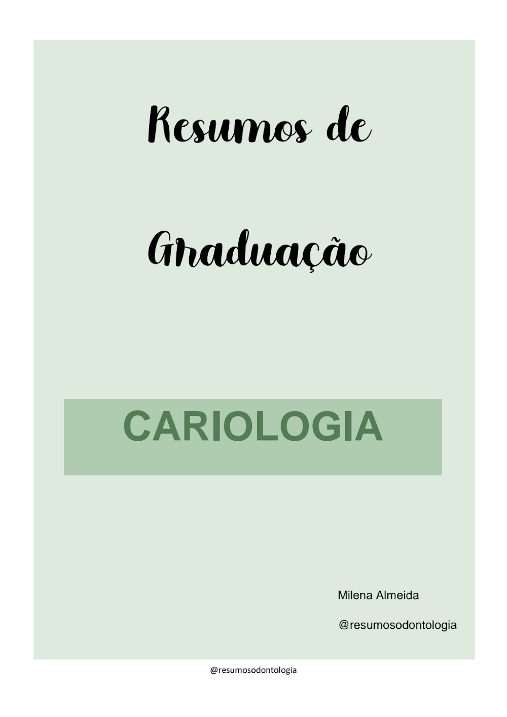 Cariologia: Guia Completo para Estudo da Cárie (4ª Edição)