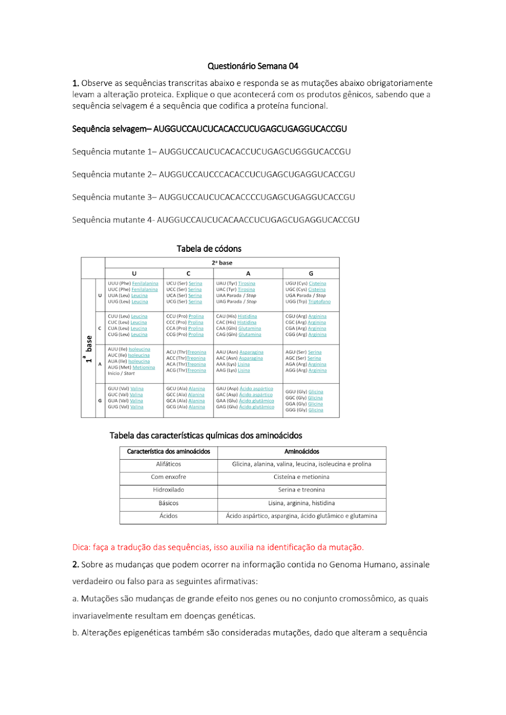 Questionário de Direito: Questões da Semana 04