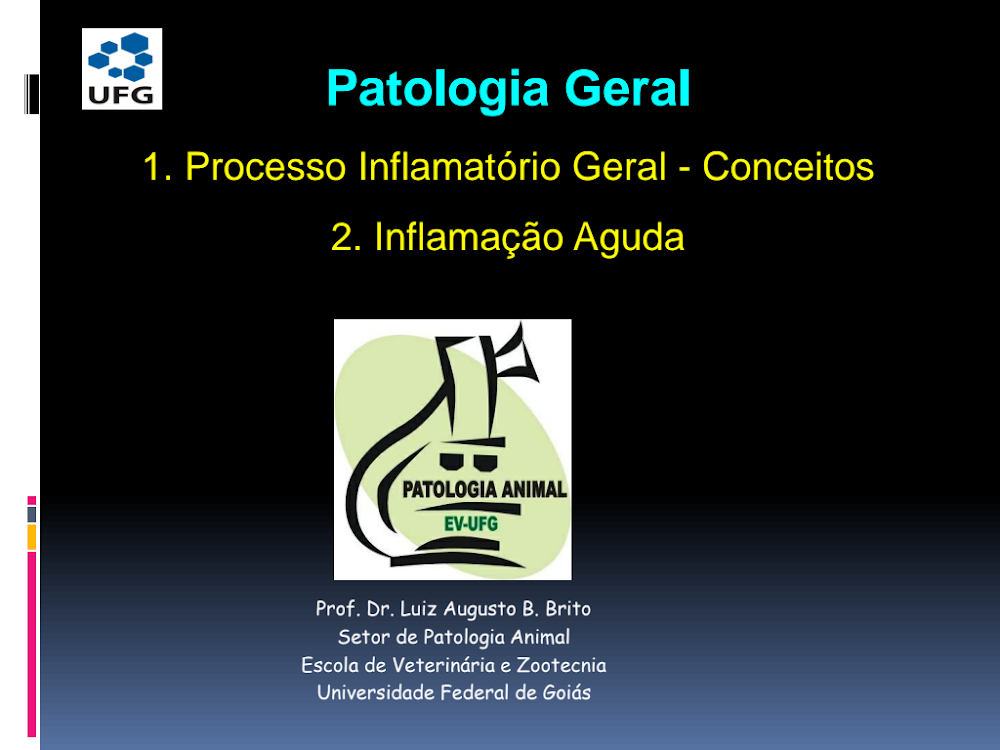 Inflamação Aguda: Patologia Geral da UFG (2014)