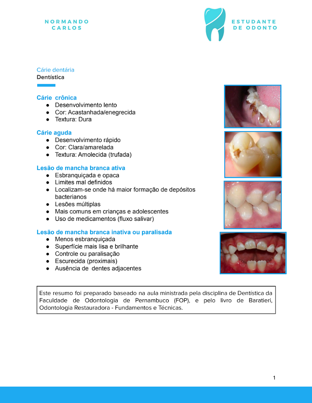 Cárie Dentária: Características e Impacto na Saúde Bucal