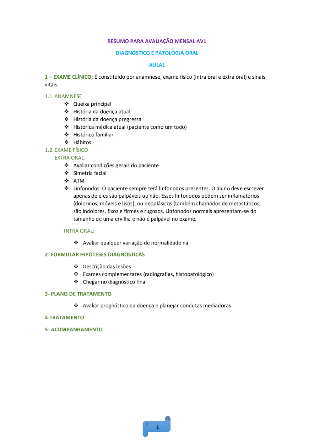 Diagnóstico e Patologia Oral: Guia Completo de Exame Clínico