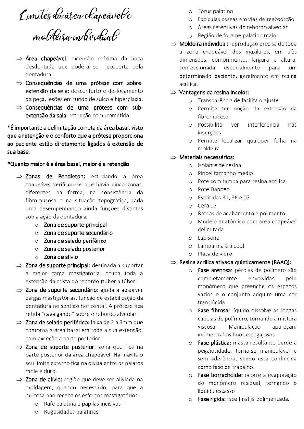 Prótese Total: Área Chapeável e Moldeira Individual na Odontologia