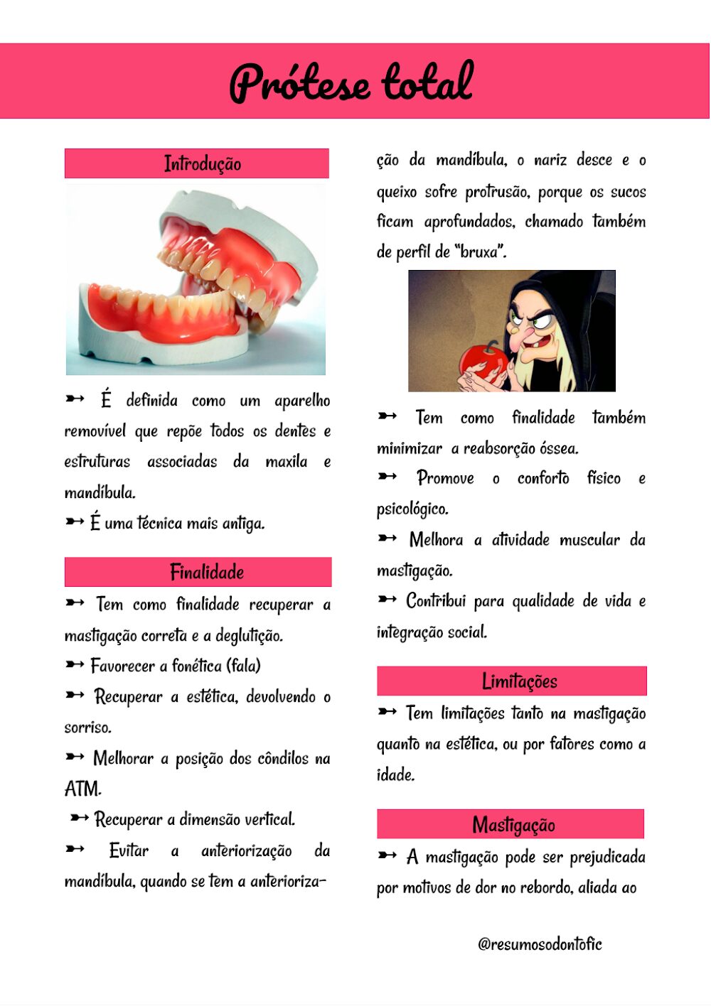 Prótese Total: Função, Estética e Limitações Odontológicas