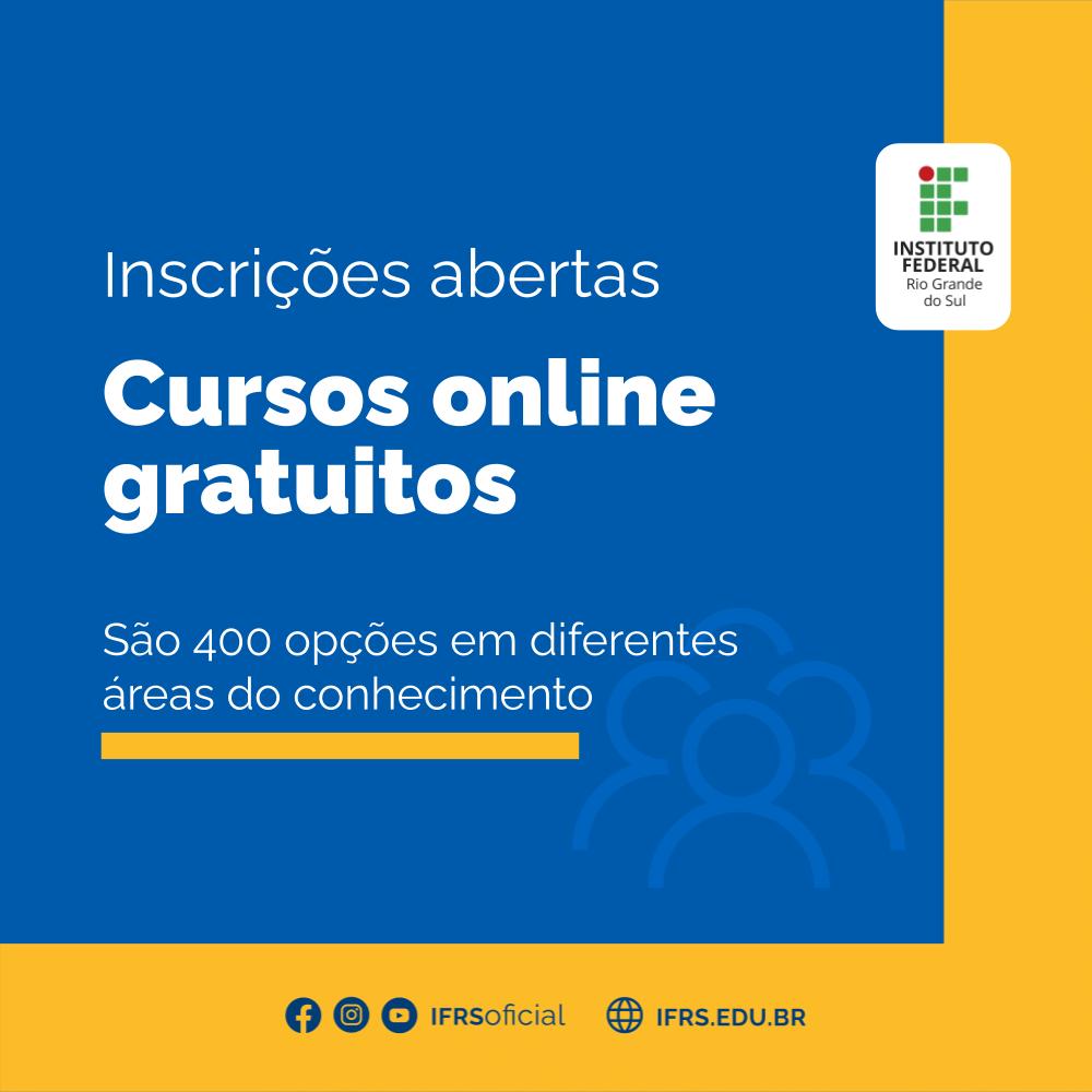 IFRS disponibiliza gratuitamente 400 cursos, como informática básica, programação e muito mais: veja como acessar