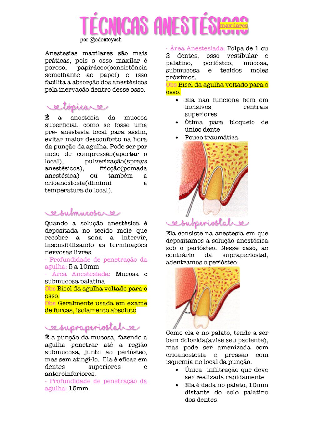 Técnicas Anestésicas Maxilares em Odontologia: Guia Prático